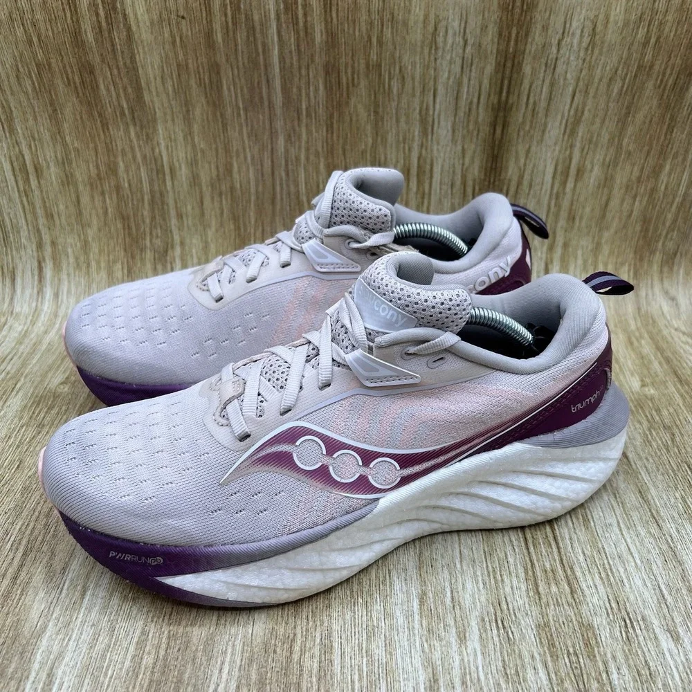 Saucony Triumph 22 Women's Size 8.5 Mauve Purple Running Shoes S10964-240